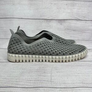 Ilse Jacobsen Hornbaek Slip On Sneakers Comfort Shoes Gray Size‎ EU 41 US 10.5